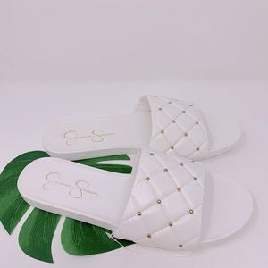 Nwot Jessica Simpson Studded Slide Sandal - image 1